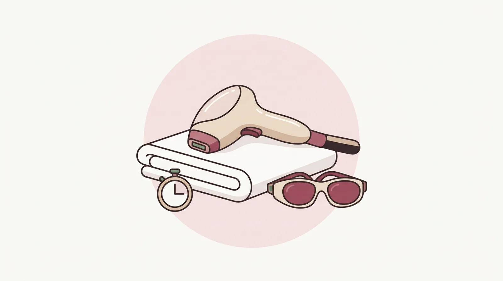 脱毛・薄毛（AGA）の基本と見分けの場面イラスト